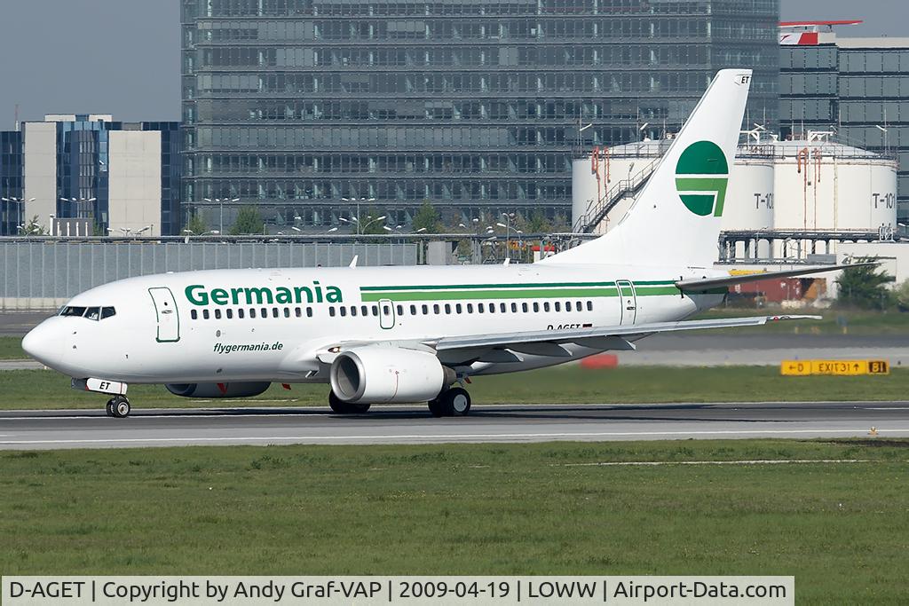 D-AGET, 1998 Boeing 737-75B C/N 28109, Germania 737-700