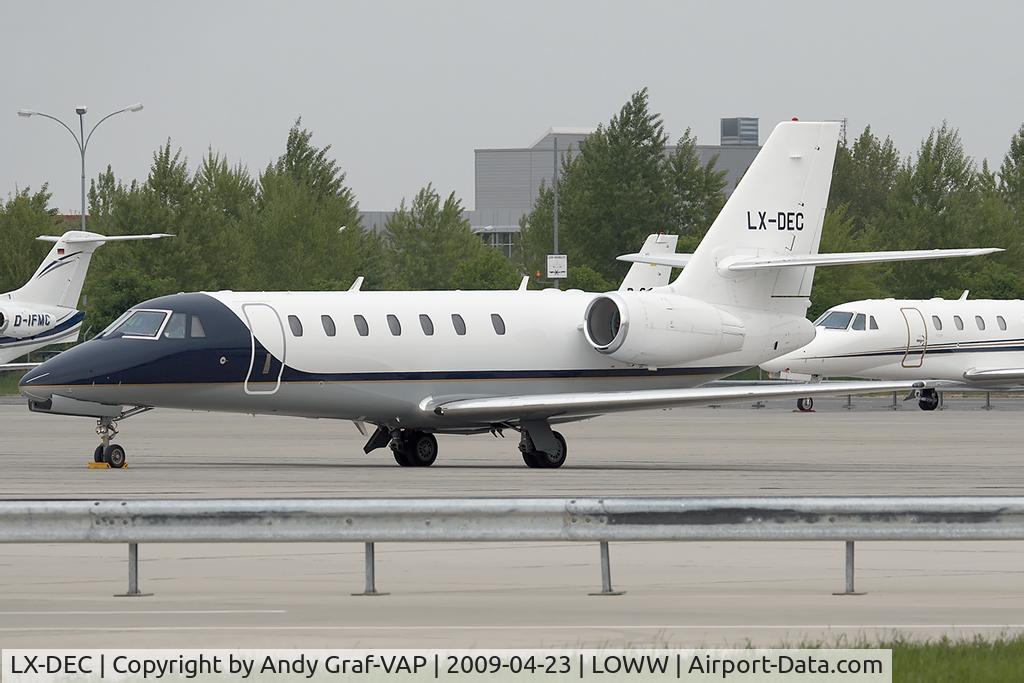 LX-DEC, 2008 Cessna 680 Citation Sovereign C/N 680-0253, Cessna 680