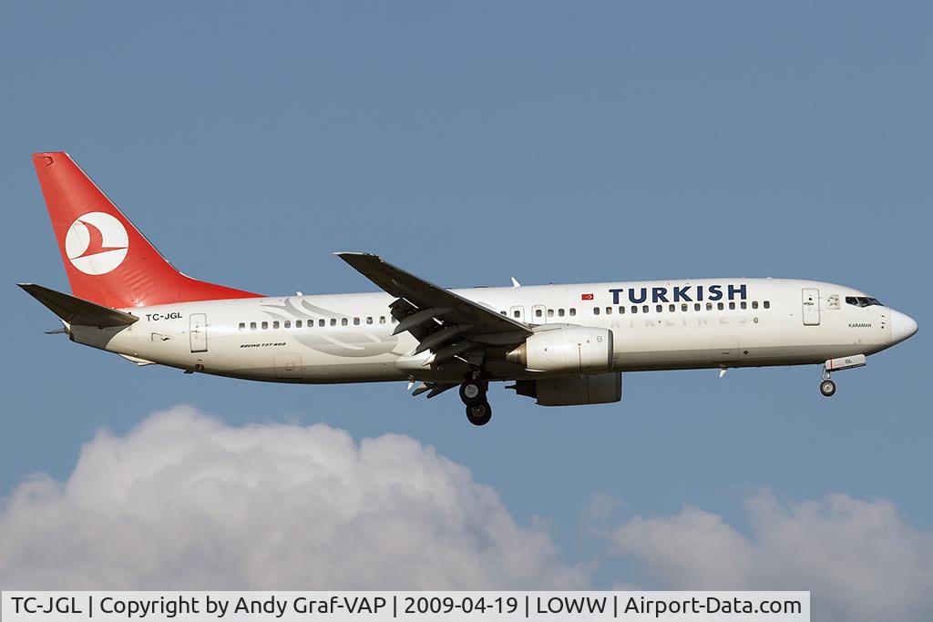 TC-JGL, 2006 Boeing 737-8F2 C/N 34410, Turkish Airlines 737-800