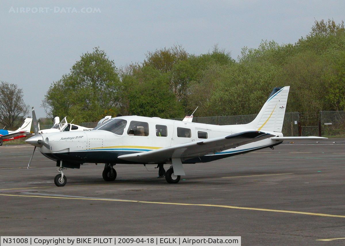N31008, 2005 Piper PA-32R-301 Saratoga C/N 3246229, VISITING SARATOGA IN SLOT TWO IN FRONT OF THE TERMINAL