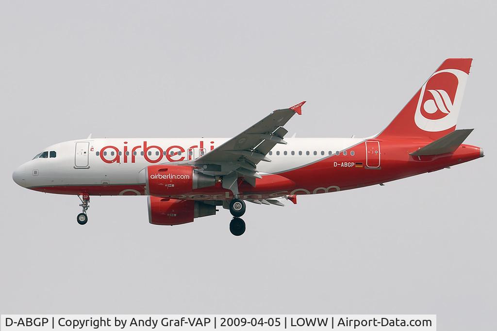 D-ABGP, 2008 Airbus A319-112 C/N 3728, Air Berlin A319