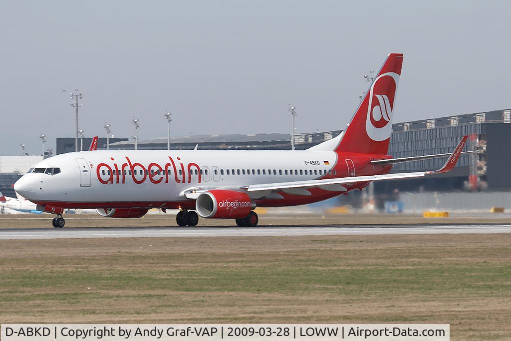D-ABKD, 2009 Boeing 737-86J C/N 37742, Air Berlin 737-800