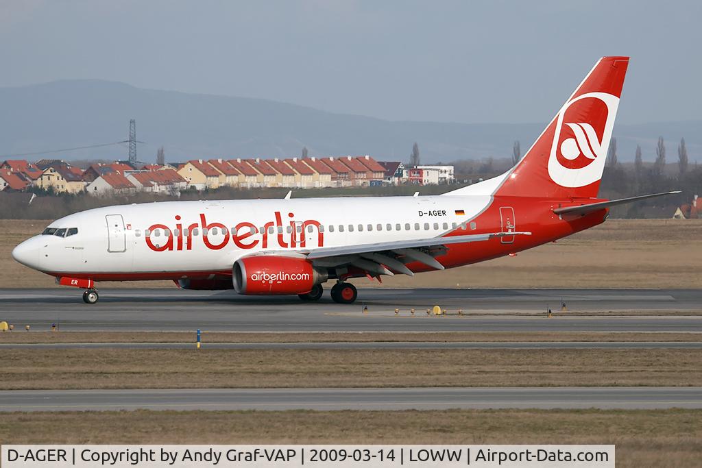 D-AGER, 1998 Boeing 737-75B C/N 28107, Air Berlin 737-700