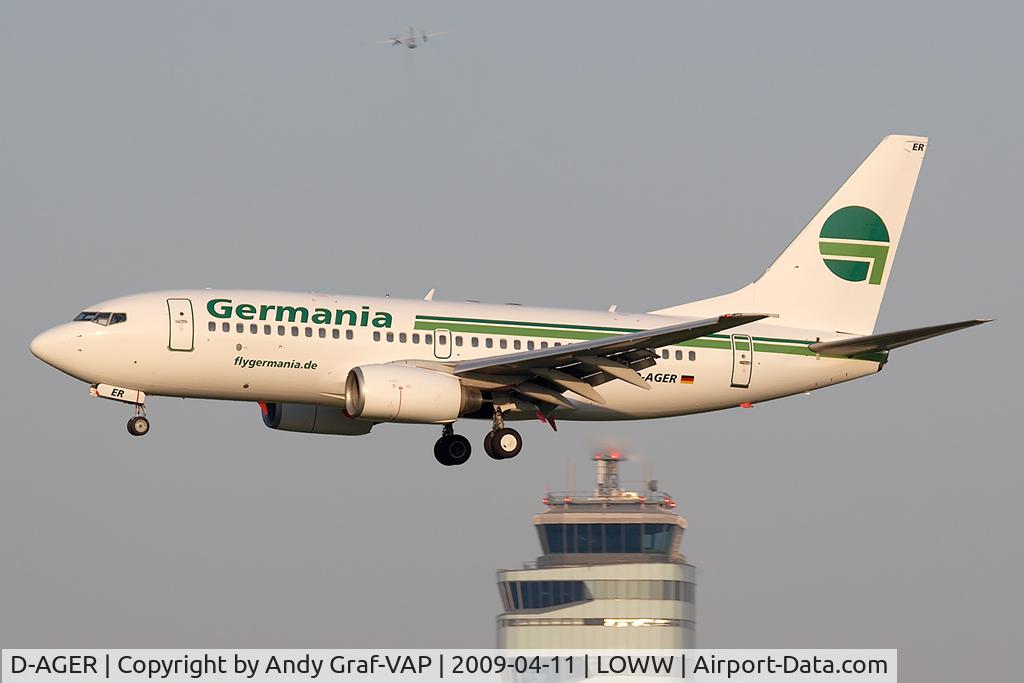 D-AGER, 1998 Boeing 737-75B C/N 28107, Germania 737-700
