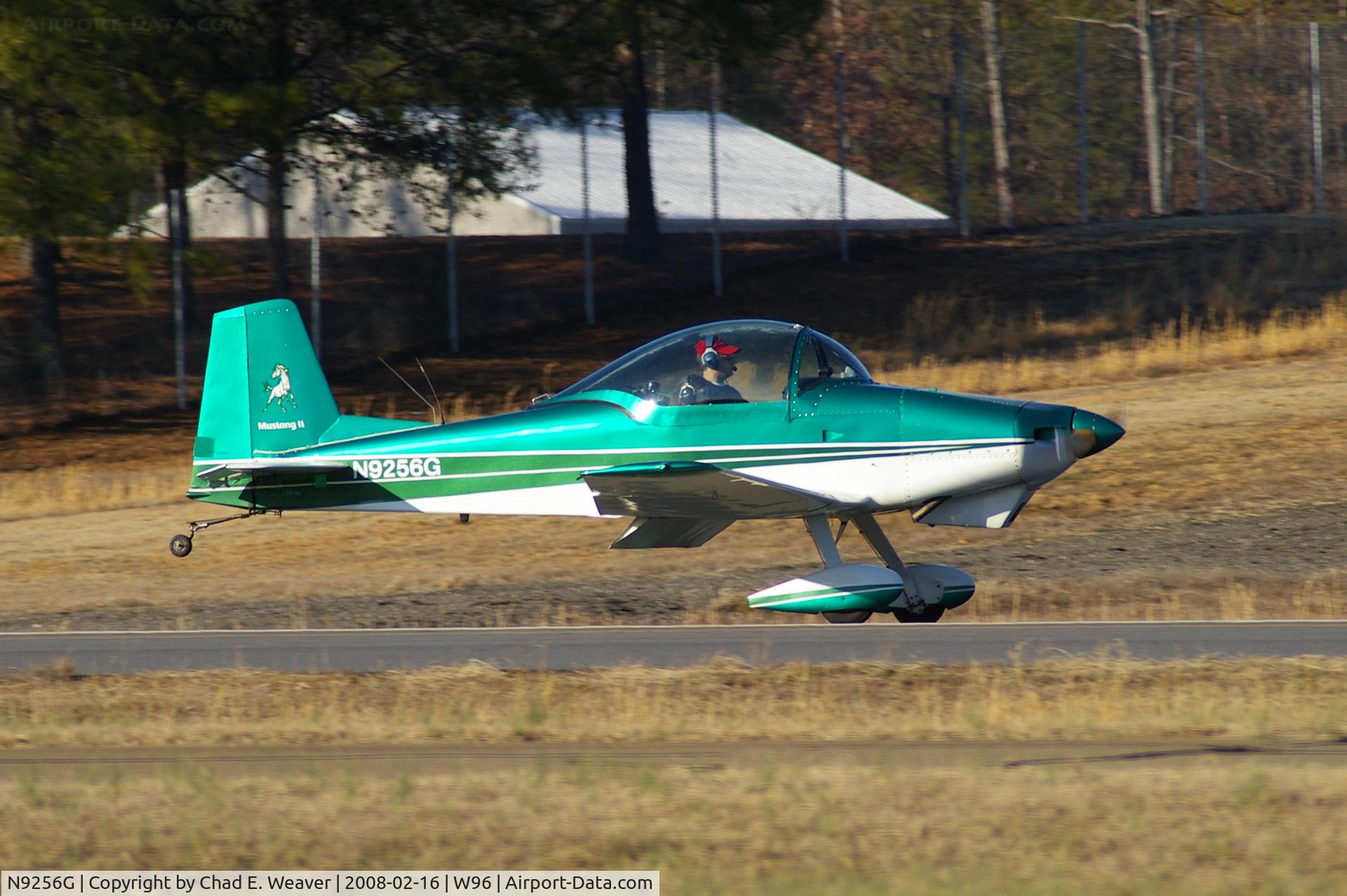 N9256G, 2000 Bushby Mustang II C/N 476 DAF-2, Wheel Landing w/my Niece