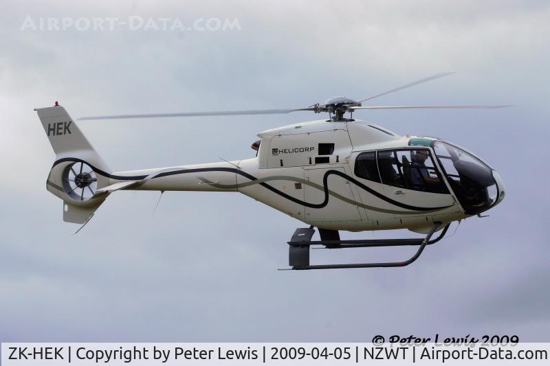ZK-HEK, 1999 Eurocopter EC-120B Colibri C/N 1023, Helicopter Corporation Ltd., Hamilton