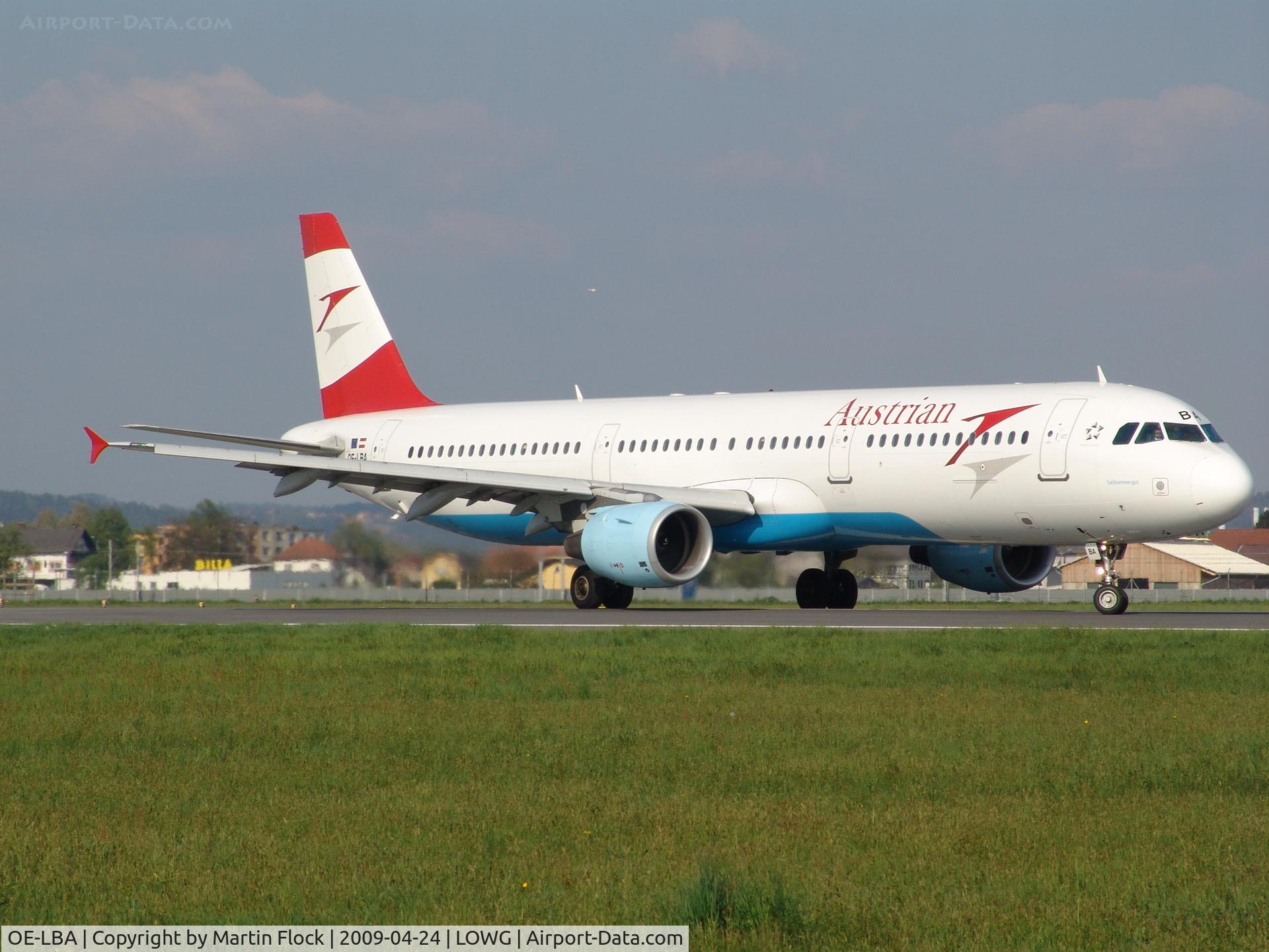 OE-LBA, 1995 Airbus A321-111 C/N 552, .