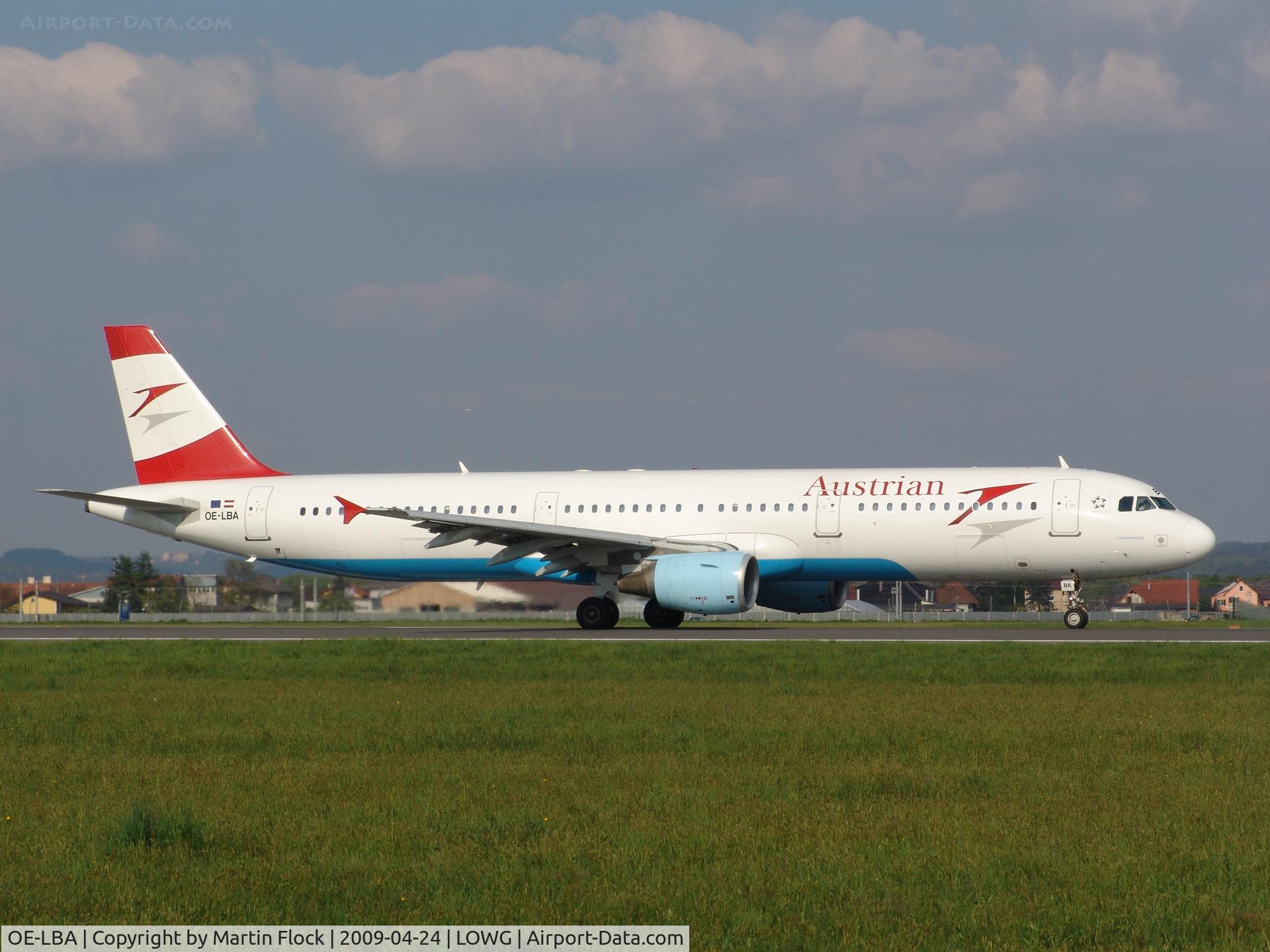 OE-LBA, 1995 Airbus A321-111 C/N 552, .