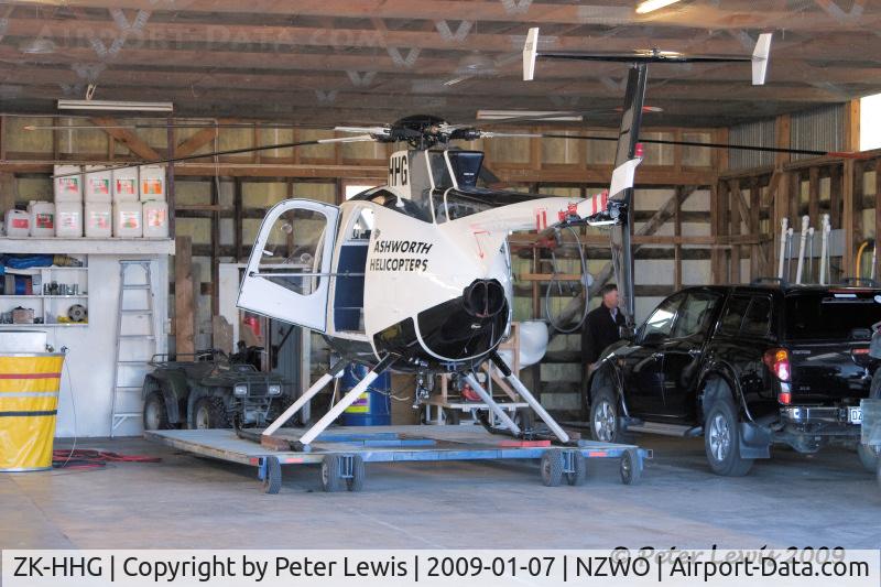 ZK-HHG, 1976 Hughes 369D C/N 1160030D, Ashworth Helicopters Ltd., Gisborne