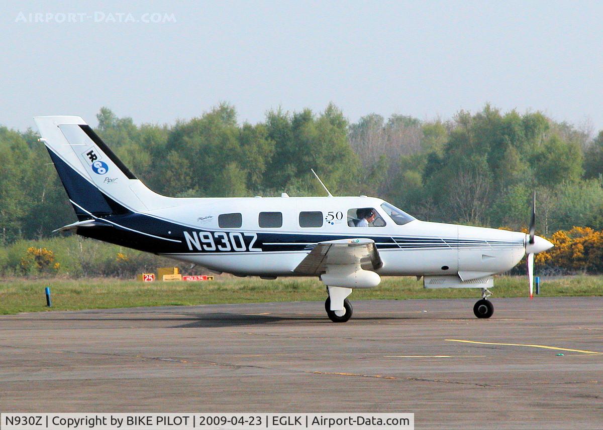 N930Z, 1995 Piper PA-46-350P Malibu Mirage C/N 4622188, RUNNING UP
