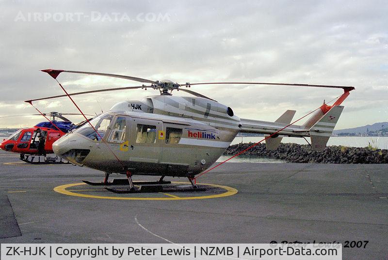 ZK-HJK, MBB-Kawasaki BK-117A-4 C/N 1020, Airwork (NZ) Ltd., Ardmore