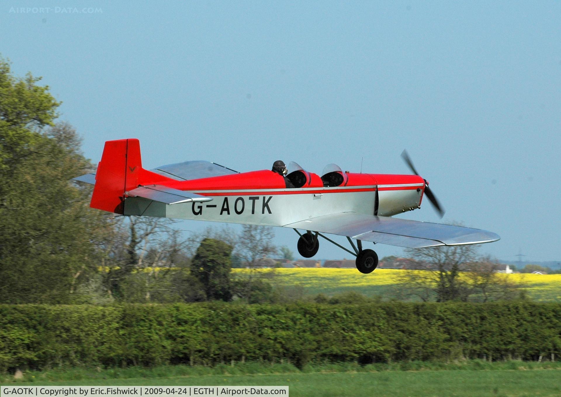 G-AOTK, 1956 Druine D-5 Turbi C/N PFA 230, 4. G-AOTK at Shuttleworth (Old Warden) Aerodrome.