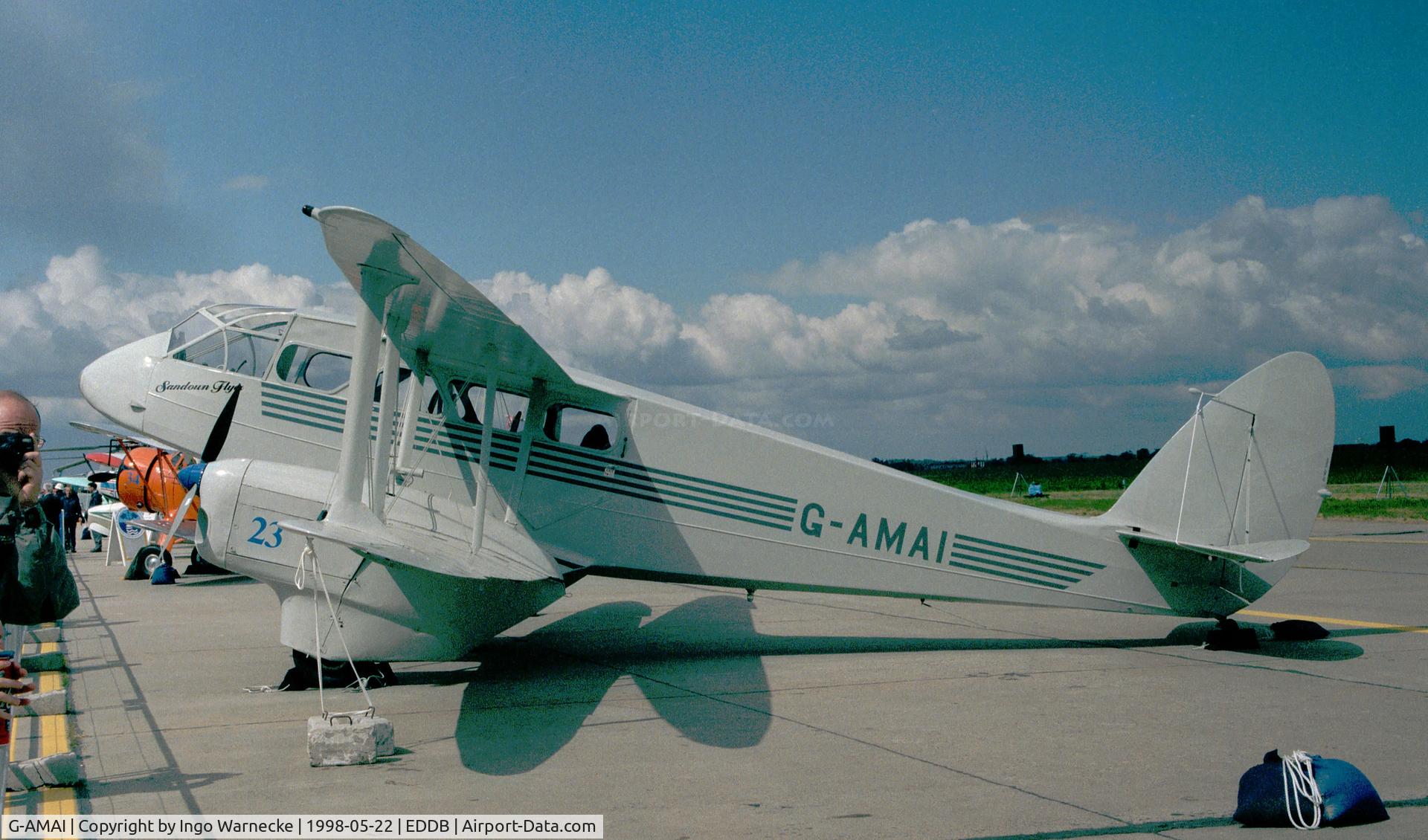 G-AMAI, 1945 De Havilland DH-89A Dominie/Dragon Rapide C/N 6879, De Havilland D.H.89A Rapide at the ILA 1998, Berlin