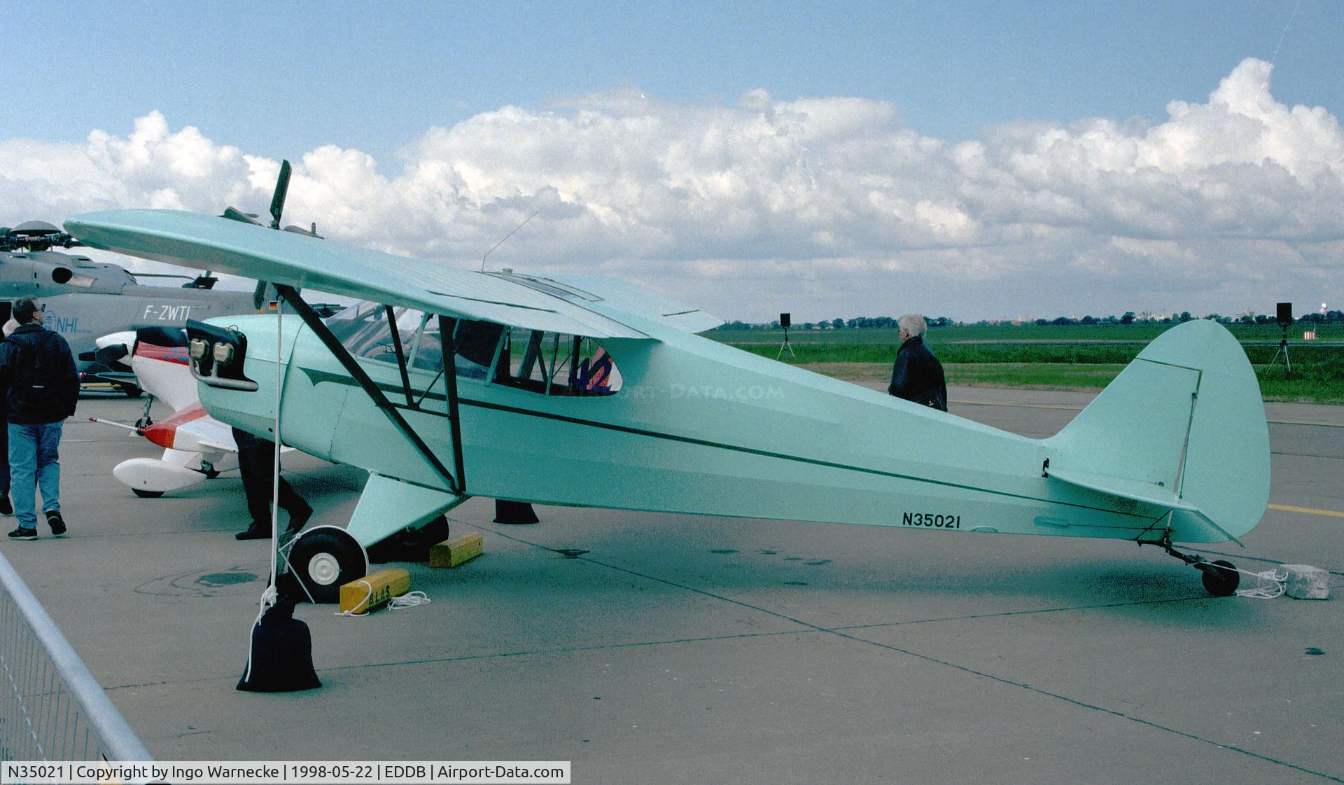 N35021, 1941 Piper J5A Cub Cruiser C/N 5529, Piper J5A Cub Cruiser at the ILA 1998, Berlin
