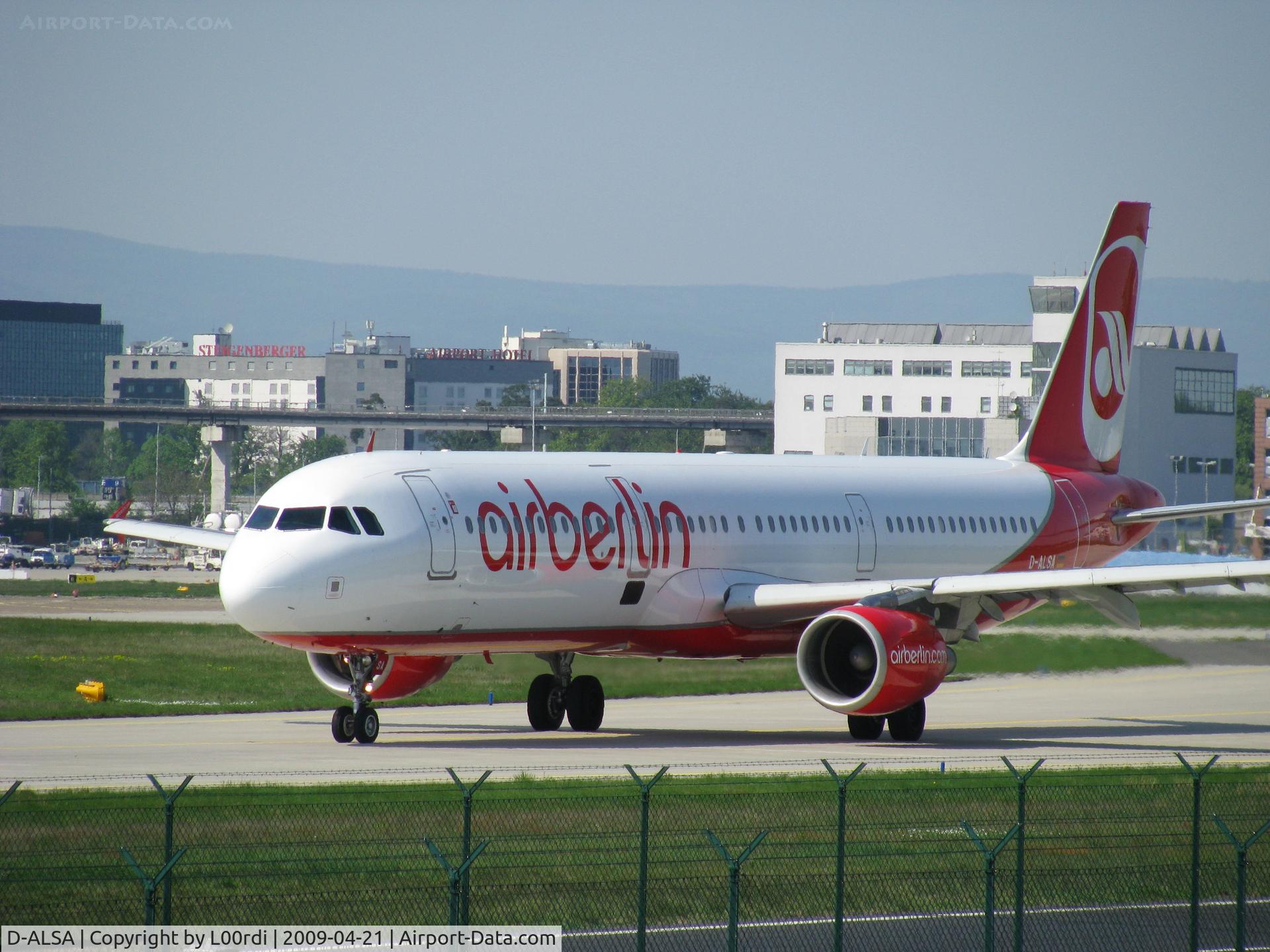 D-ALSA, 2001 Airbus A321-211 C/N 1629, A321