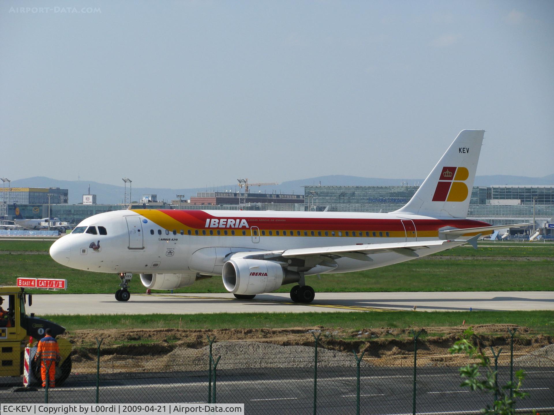 EC-KEV, 2007 Airbus A319-111 C/N 3169, A319