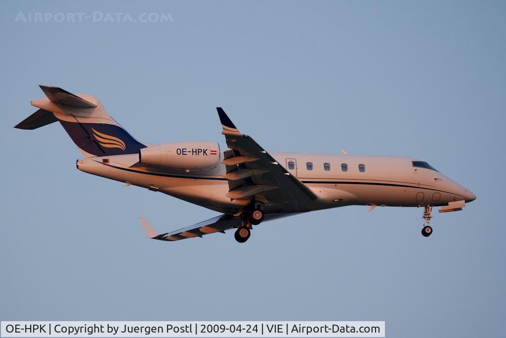 OE-HPK, 2001 Bombardier Challenger 300 (BD-100-1A10) C/N 20004, Bombardier Canadair BD100-1A10
