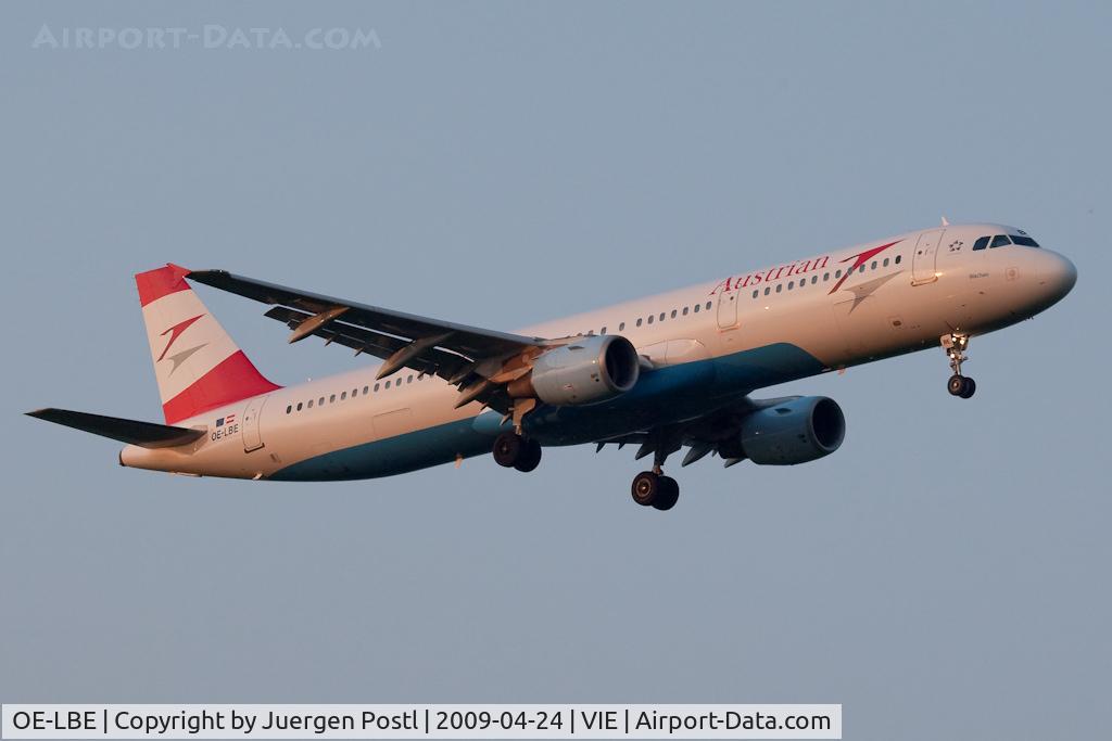 OE-LBE, 1998 Airbus A321-211 C/N 935, Airbus A321-211