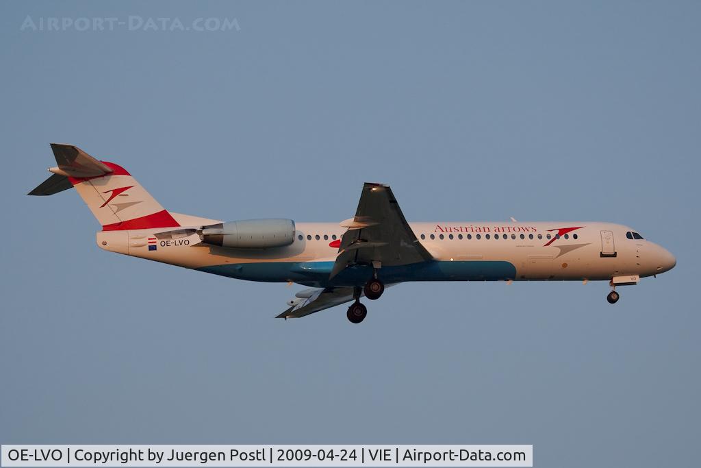 OE-LVO, 1993 Fokker 100 (F-28-0100) C/N 11460, Fokker 100