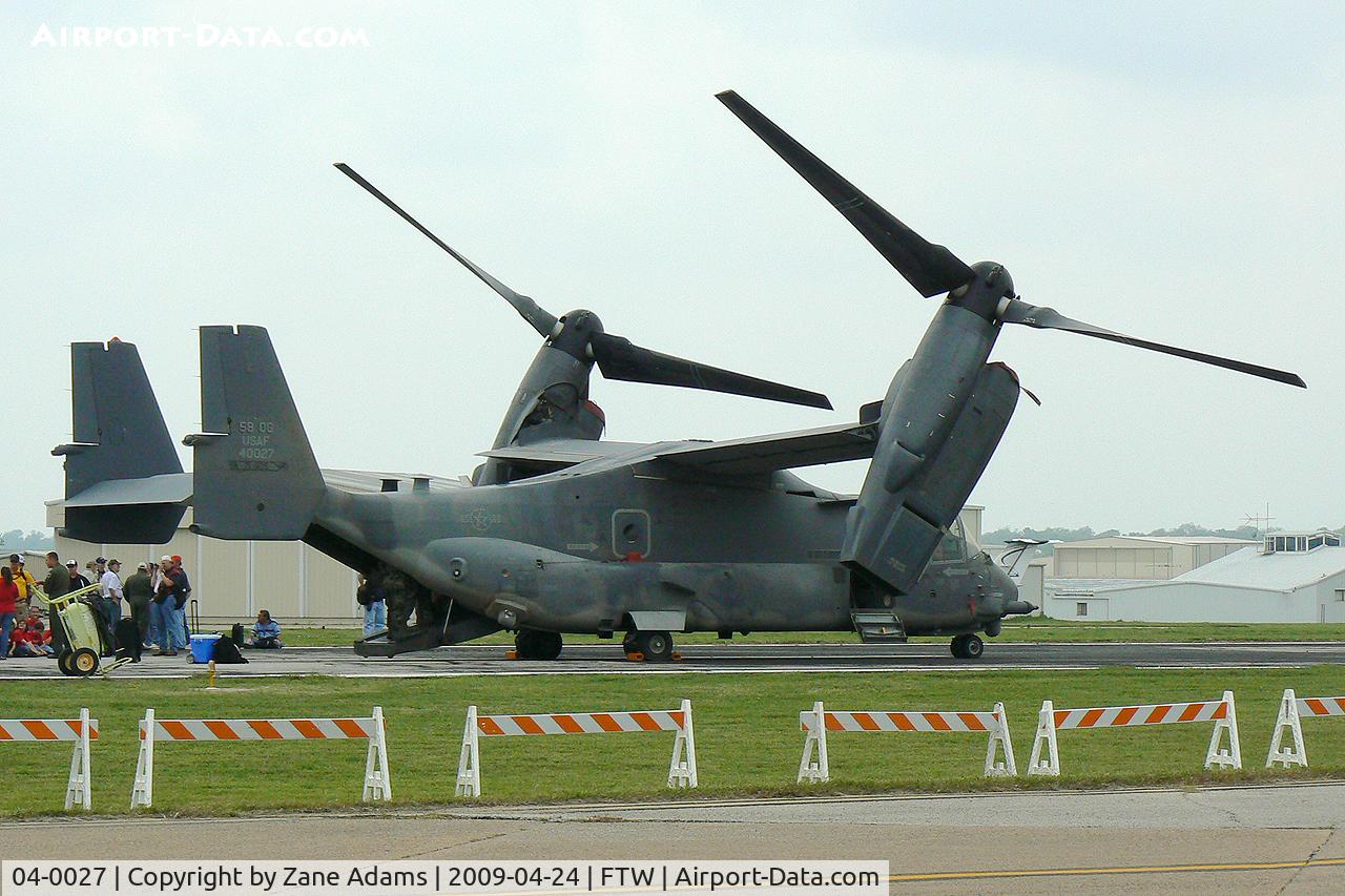 04-0027, 2004 Bell-Boeing CV-22B Osprey C/N D1008, At Meacham Field - Cowtown Warbird Roundup 2009