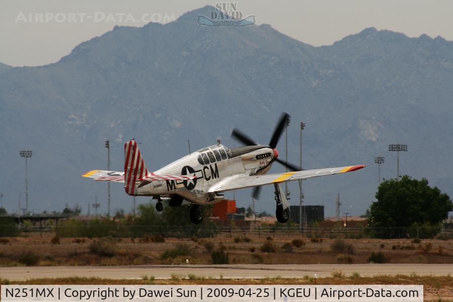 N251MX, 1943 North American P-51C-10 Mustang C/N 103-22730, P-51