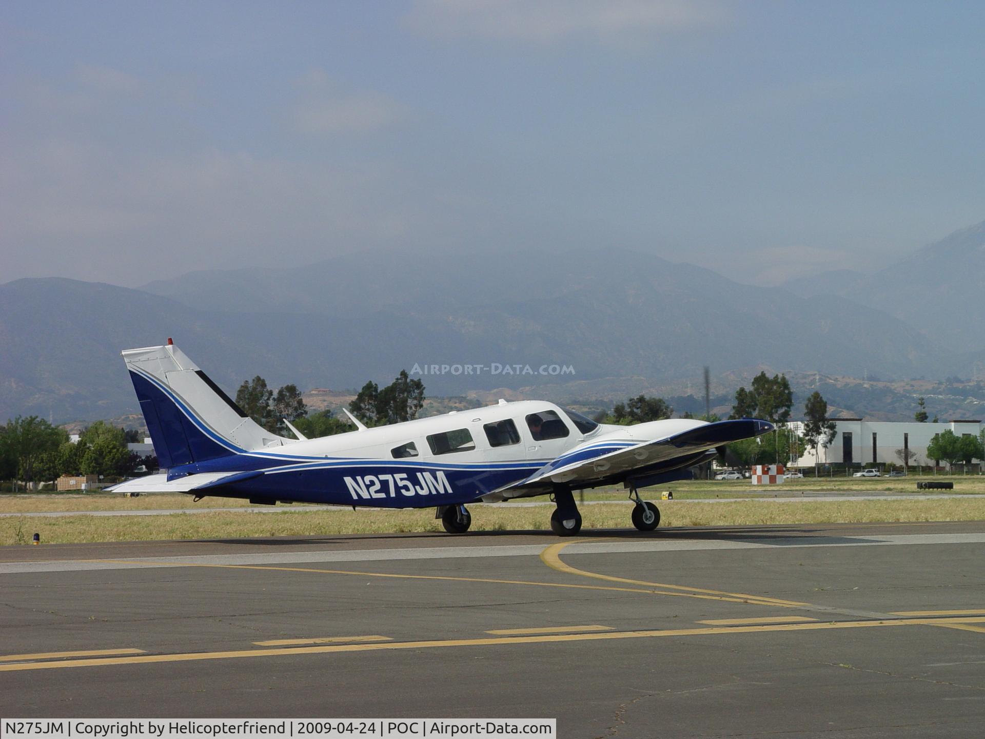 N275JM, Piper PA-34-220T C/N 34-8133221, Taxiing to 26L for take off