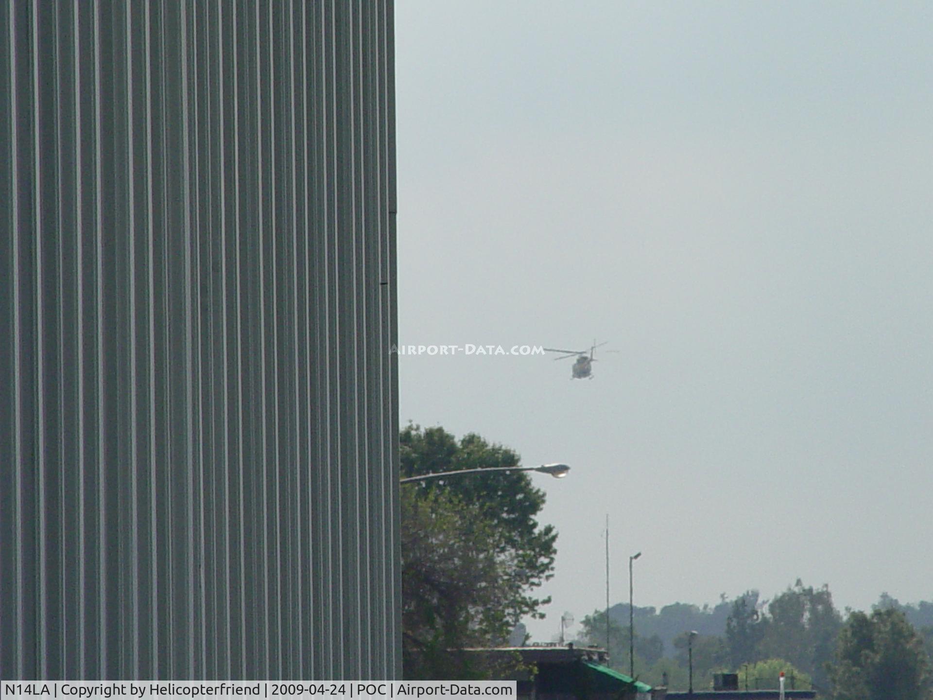 N14LA, 2005 Bell 412EP C/N 36393, Westbound across Puddinstone enroute to a Trauma Center