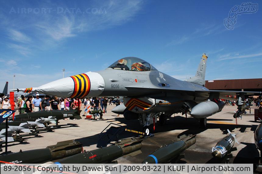 89-2056, 1989 General Dynamics F-16CG Night Falcon C/N 1C-209, Luke Airshow 2009