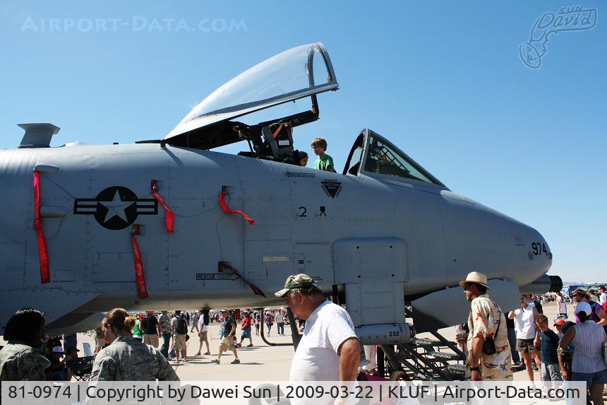 81-0974, Fairchild Republic A-10A Thunderbolt II C/N A10-0669, A-10 @ Luke Airshow 2009