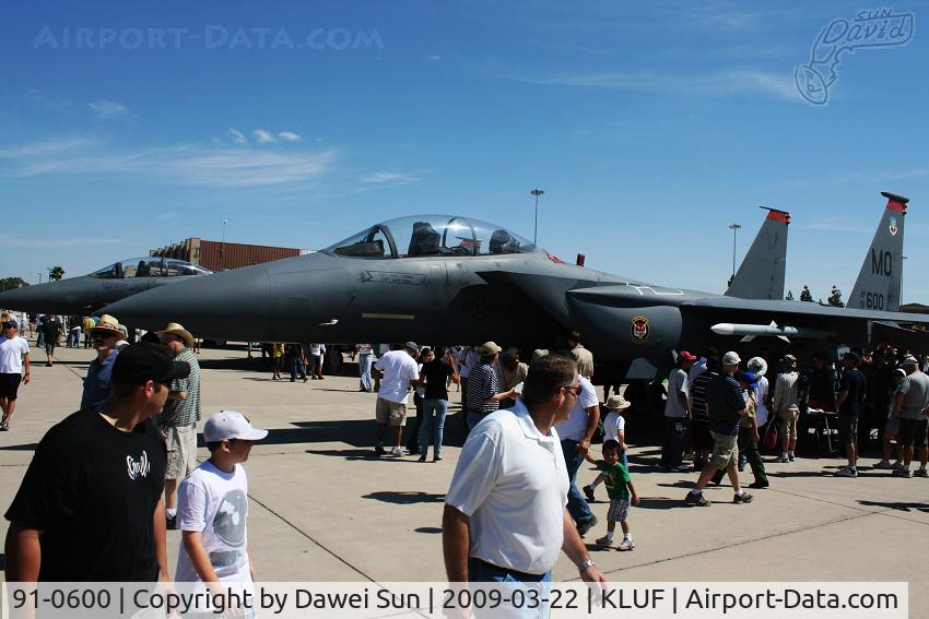 91-0600, 1991 McDonnell Douglas F-15E Strike Eagle C/N 1243/E201, Luke Airshow 2009