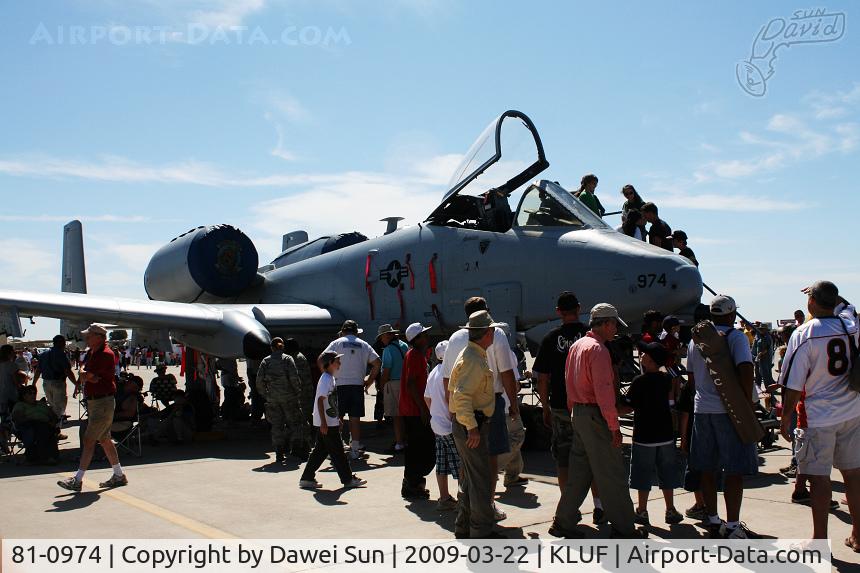 81-0974, Fairchild Republic A-10A Thunderbolt II C/N A10-0669, Luke Airshow 2009