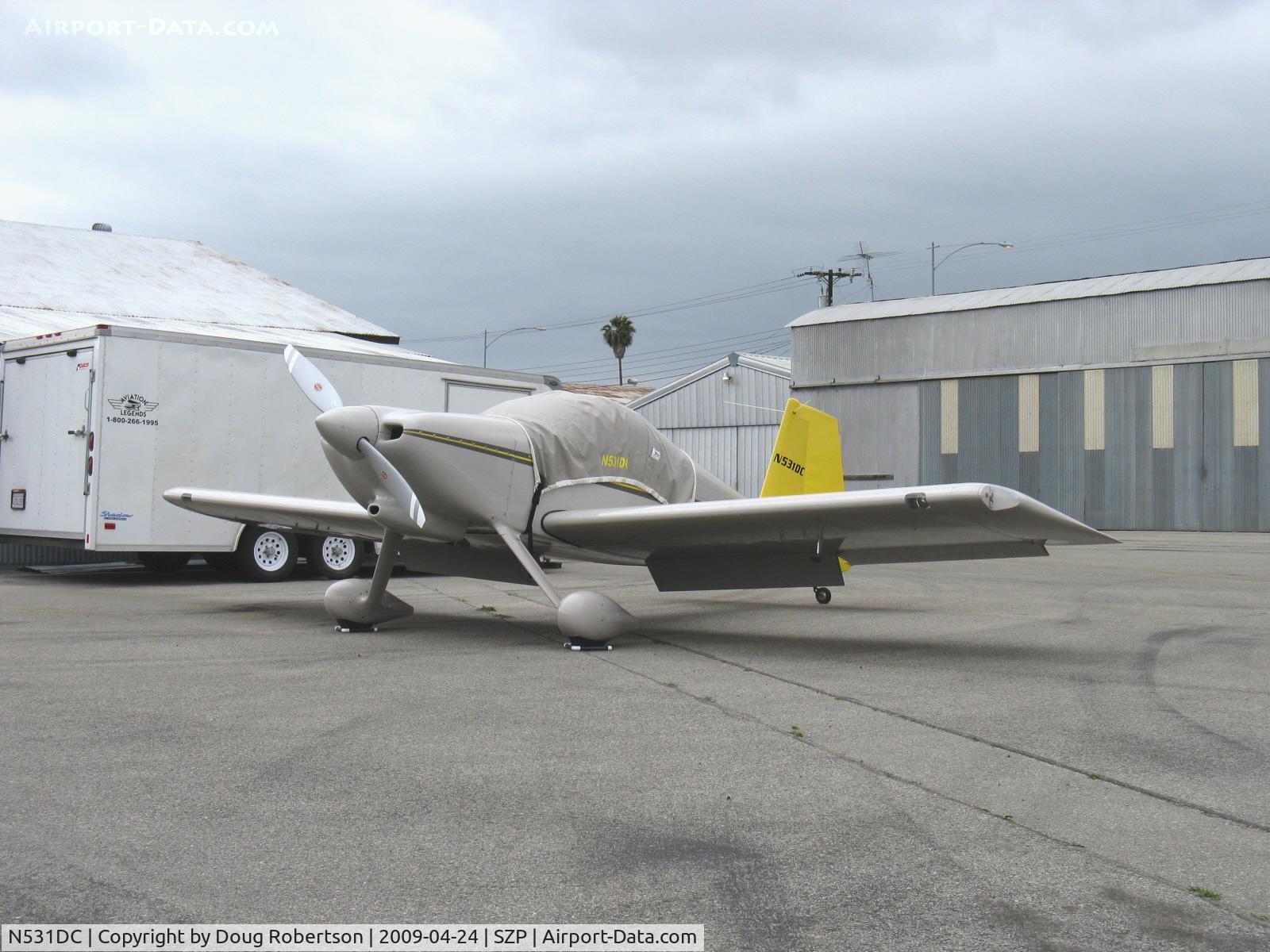N531DC, 2007 Vans RV-7 C/N 72814, 2007 Simmons VAN's RV-7, Mattituck TMX IO-360 180 Hp
