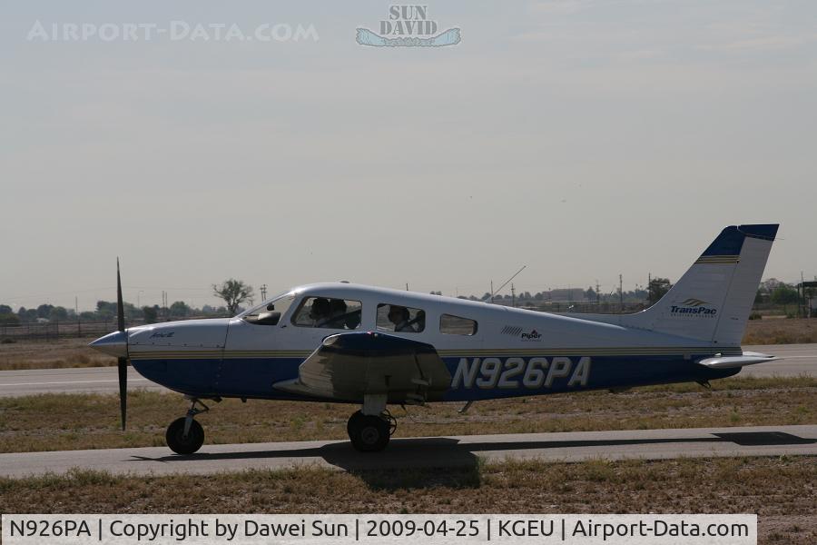 N926PA, 1999 Piper PA-28-181 C/N 2843289, transpac