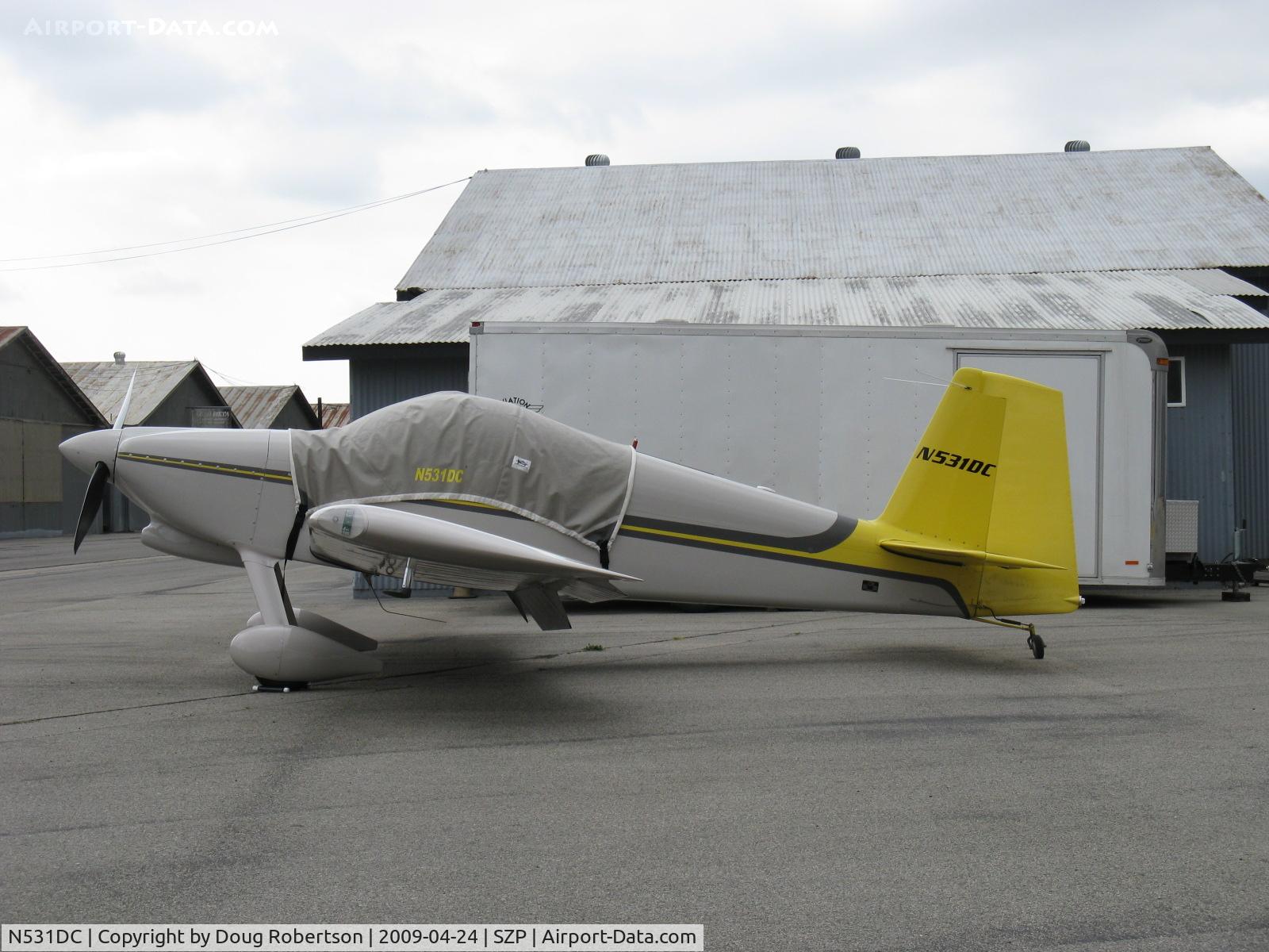 N531DC, 2007 Vans RV-7 C/N 72814, 2007 Simmons VAN's RV-7, Mattituck TMX IO-360 180 Hp