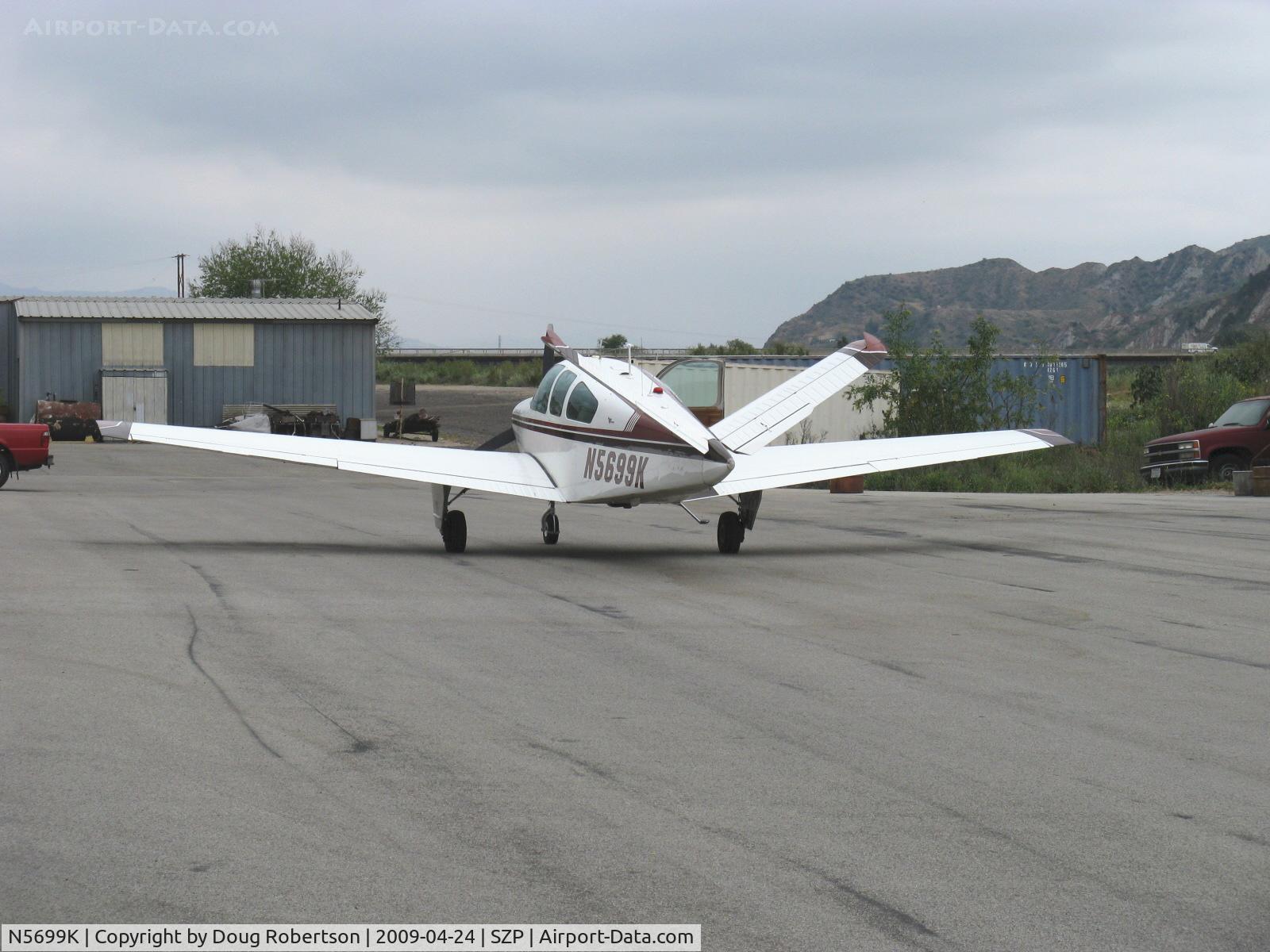 N5699K, 1964 Beech S35 Bonanza C/N D-7603, 1964 Beech S35 BONANZA, Continental IO-520-B 285 Hp