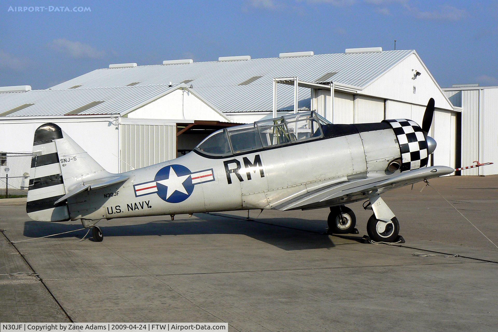 N30JF, 1958 North American SNJ-5 Texan C/N 44009, At Meacham Field