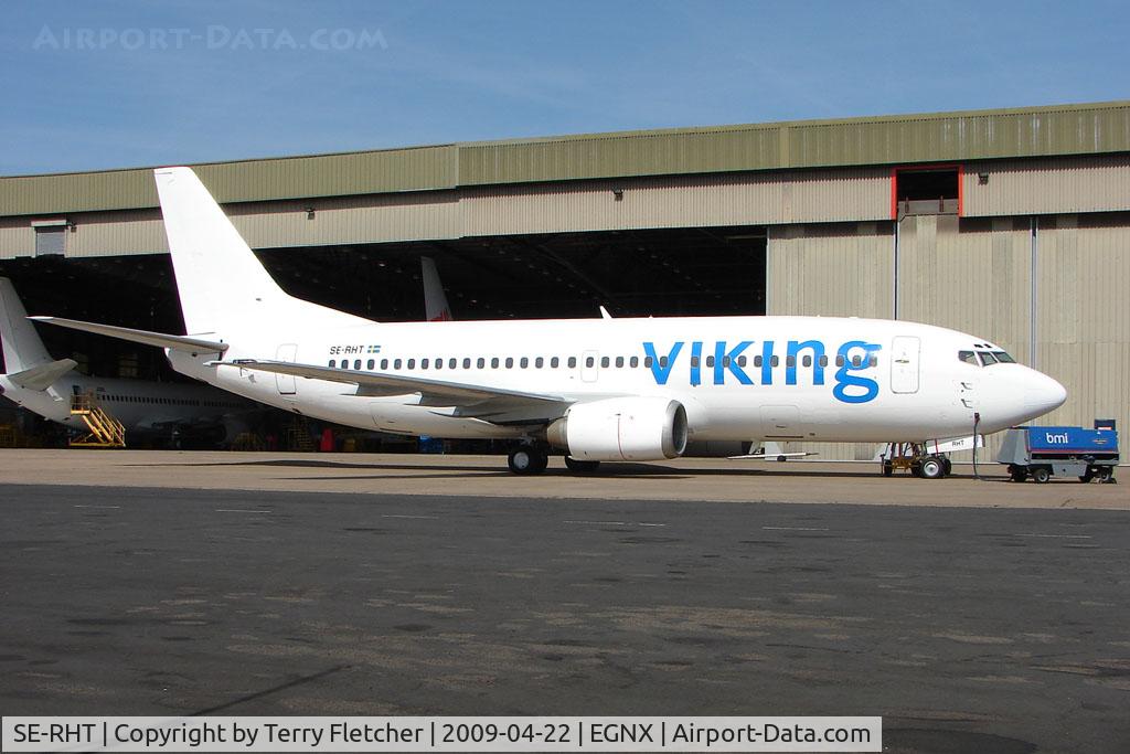 SE-RHT, 1991 Boeing 737-3Q8 C/N 24962, Former BMI Baby B737 now in new livery with Viking