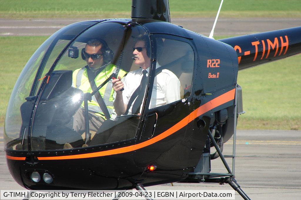 G-TIMH, 2007 Robinson R22 C/N 4108, Robinson R22 Beta at Nottingham Tollerton