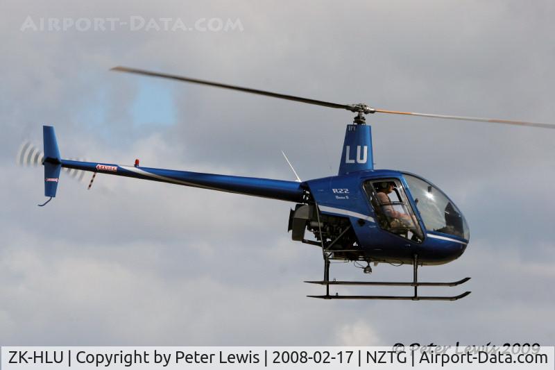 ZK-HLU, Robinson R22 Beta II C/N 3959, Bay Helicopters Ltd., Tauranga