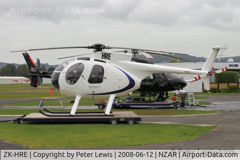 ZK-HRE, Hughes 369D C/N 1087D, Heliflight Ltd., Ardmore