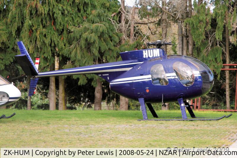 ZK-HUM, Hughes (Kawasaki) 500C (369HS) C/N 6634, Ardmore Helicopters Ltd., Papakura