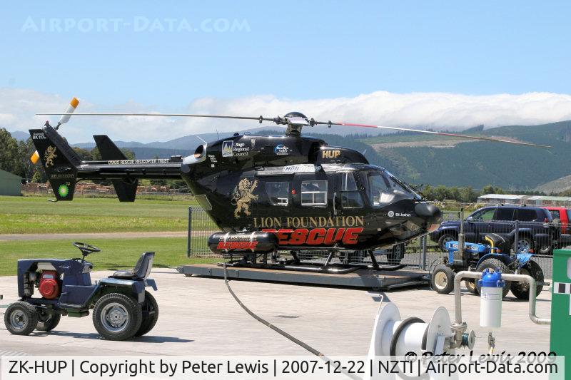 ZK-HUP, MBB-Kawasaki BK-117B-2 C/N 1031, Helicopters Otago Ltd., Dunedin