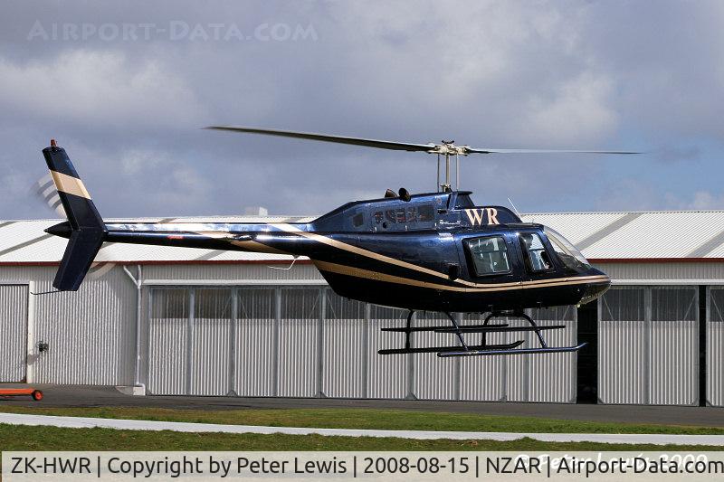 ZK-HWR, Bell 206B C/N 2242, Northern Charters Ltd., Auckland