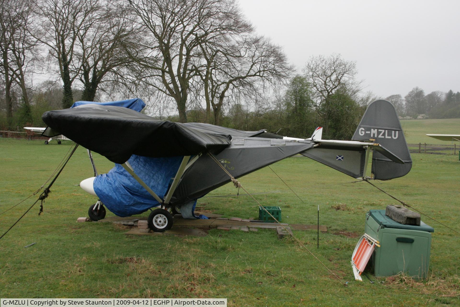 G-MZLU, 1998 Cyclone AX2000 C/N 7439, Taken at Popham Airfield, England on a gloomy April Sunday (12/04/09)
