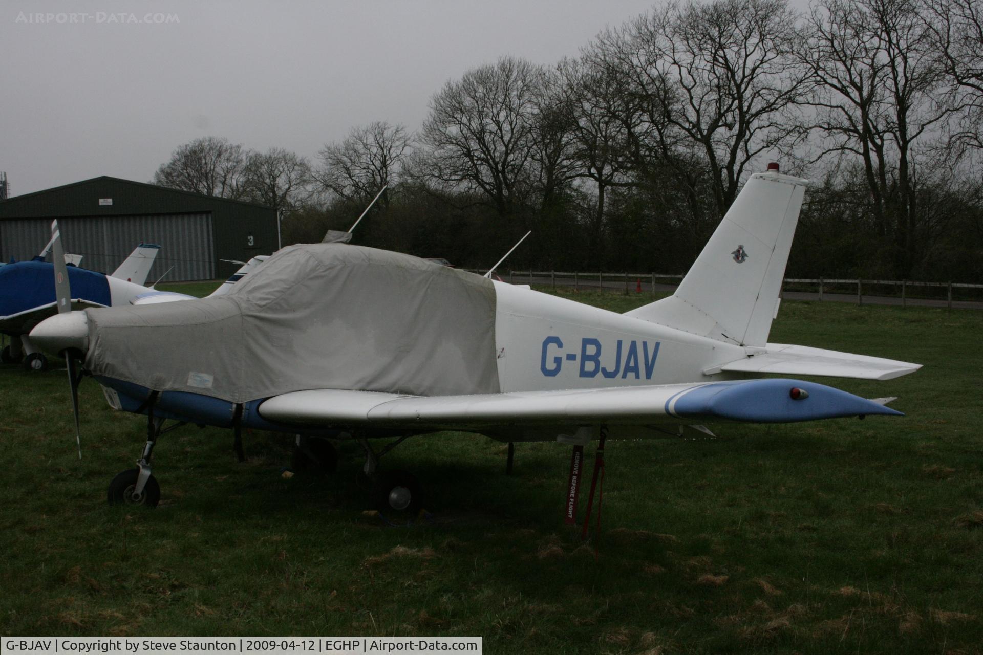 G-BJAV, 1963 Gardan GY-80-160 Horizon C/N 28, Taken at Popham Airfield, England on a gloomy April Sunday (12/04/09)
