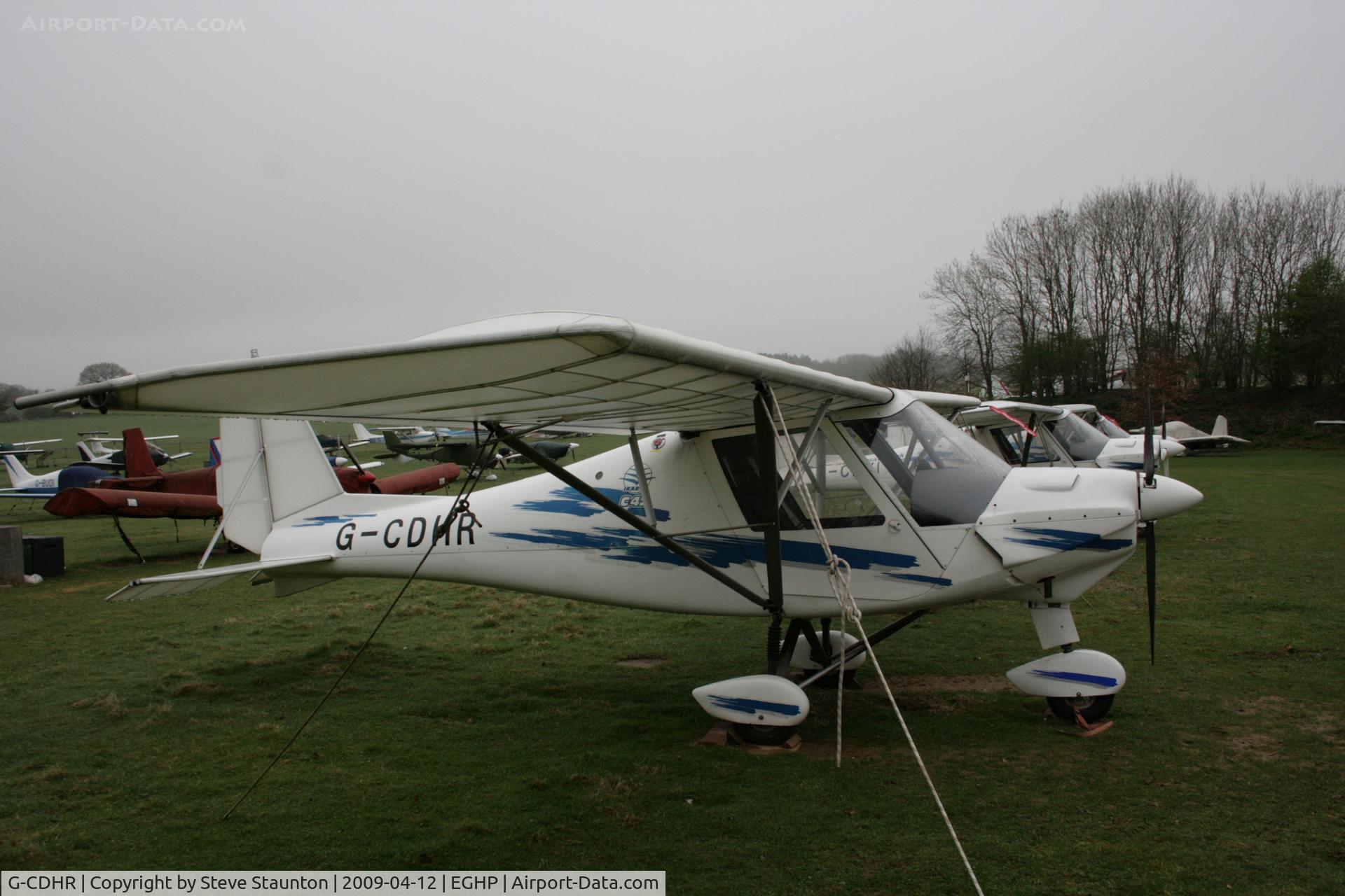 G-CDHR, 2005 Comco Ikarus C42 FB80 C/N 0502-6652, Taken at Popham Airfield, England on a gloomy April Sunday (12/04/09)
