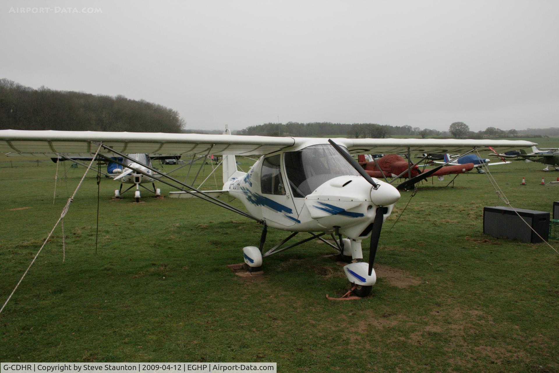 G-CDHR, 2005 Comco Ikarus C42 FB80 C/N 0502-6652, Taken at Popham Airfield, England on a gloomy April Sunday (12/04/09)