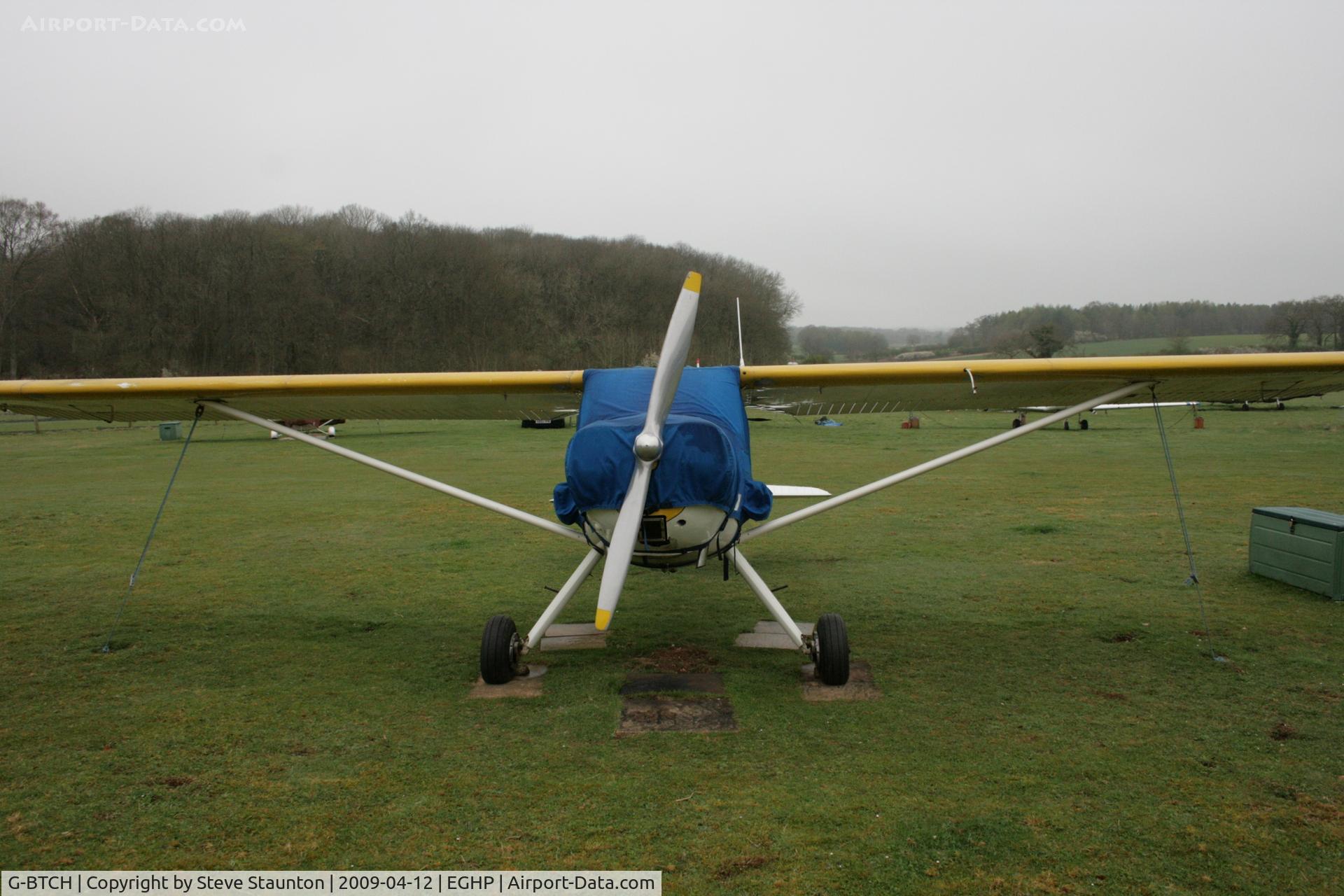 G-BTCH, 1948 Luscombe 8E Silvaire C/N 6403, Taken at Popham Airfield, England on a gloomy April Sunday (12/04/09)