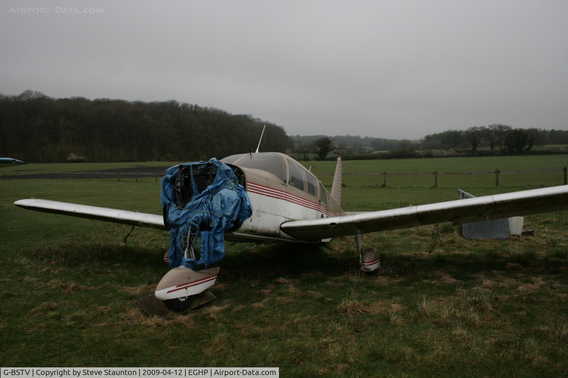G-BSTV, 1967 Piper PA-32-300 Cherokee Six Cherokee Six C/N 32-40378, Taken at Popham Airfield, England on a gloomy April Sunday (12/04/09)