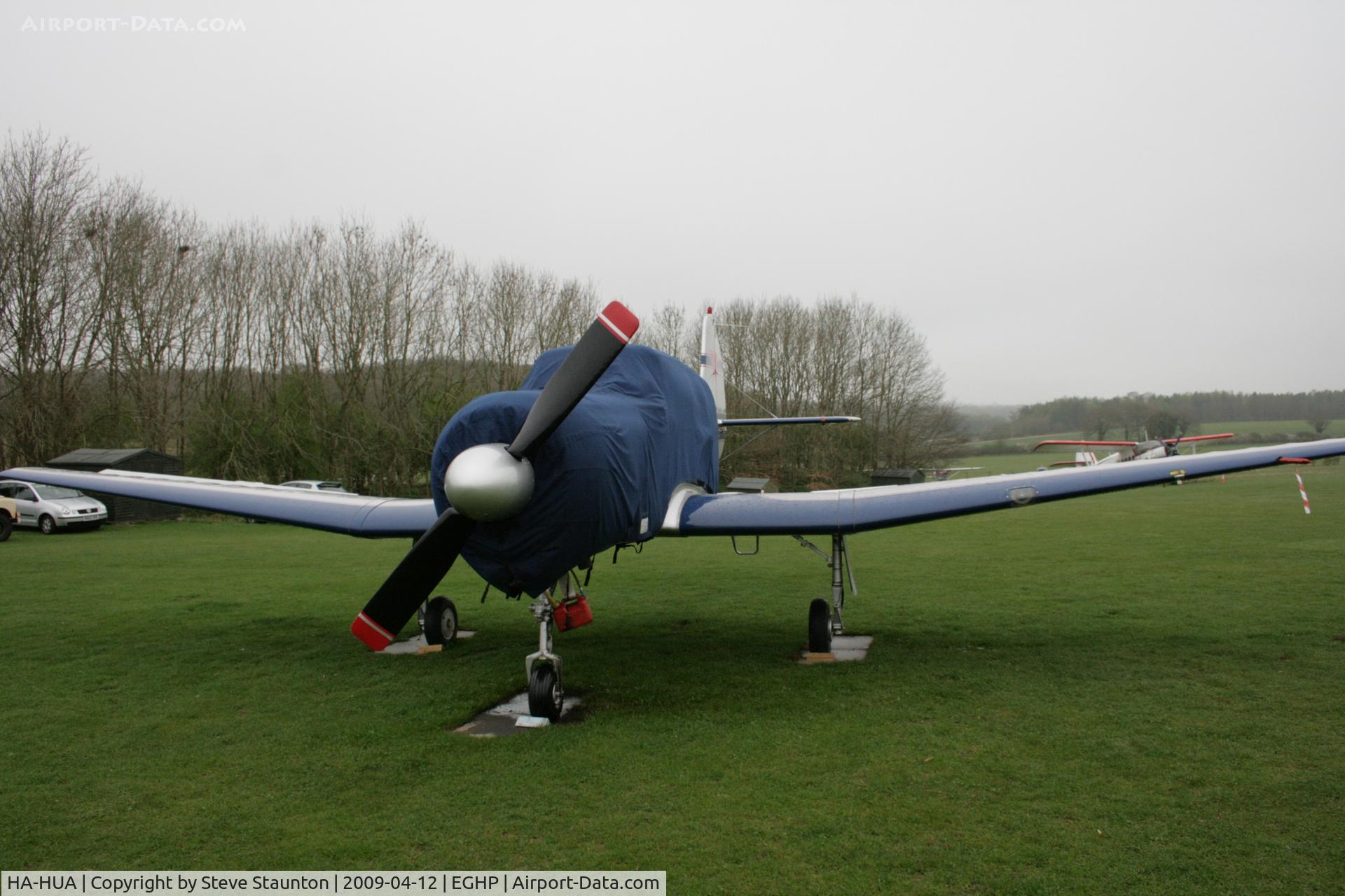 HA-HUA, 1993 Yakovlev Yak-18T C/N 01-32, Taken at Popham Airfield, England on a gloomy April Sunday (12/04/09)
